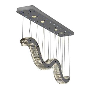 لوستر آویز کریستالی کد 0630 دکورابو